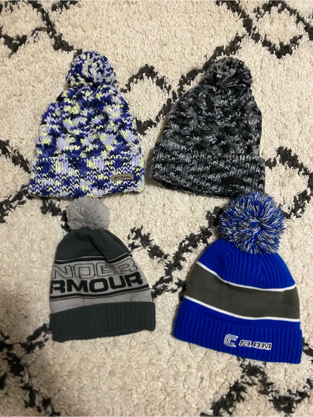Adult Pom Pom beanie stocking hats